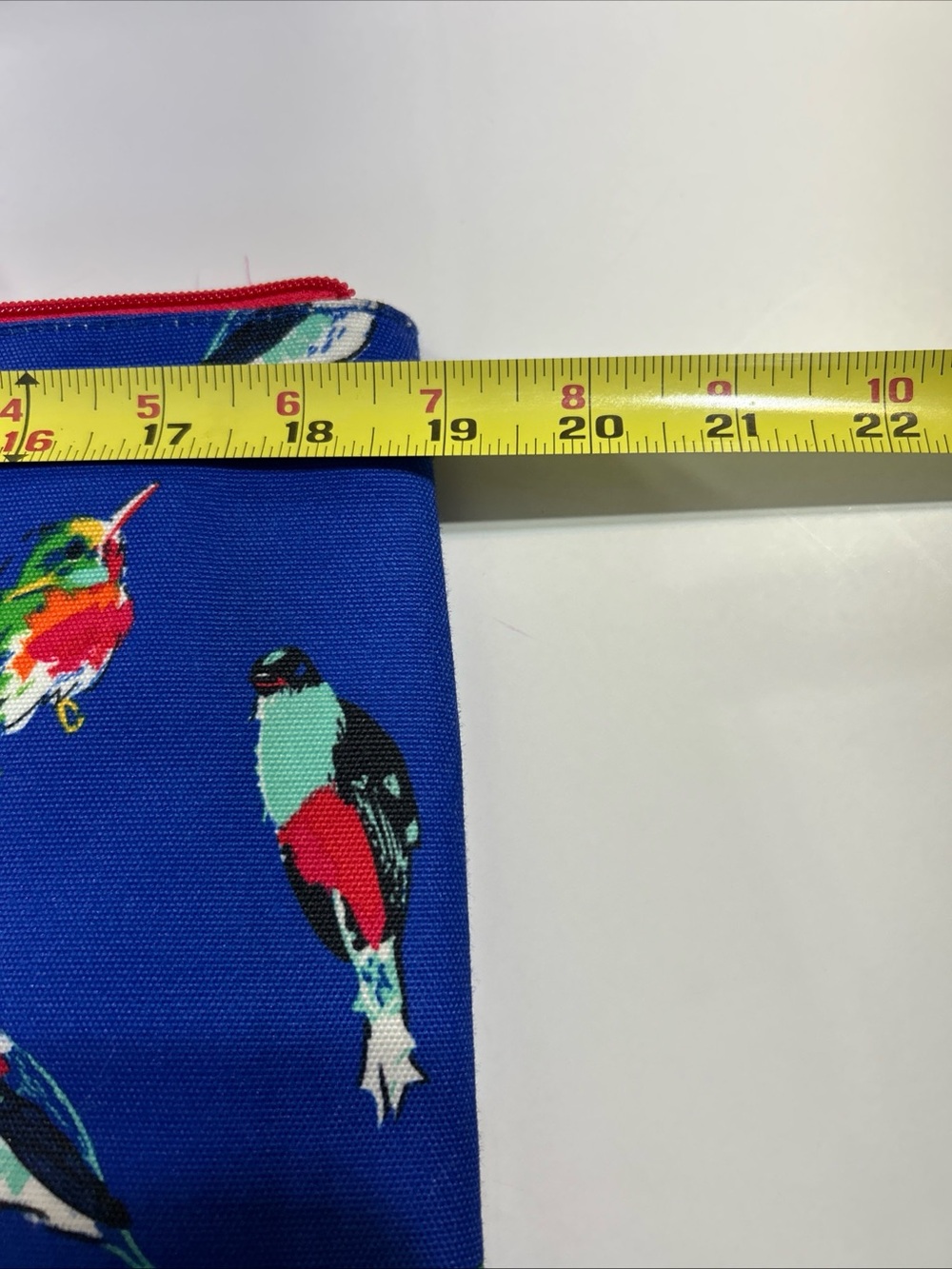 Vera Bradley Large Insulated Cooler Tote Mini Tody Birds Blue Retired Print‎ - Picture 7 of 9